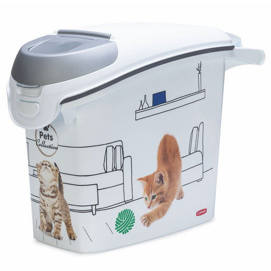 Curver Futterbox - 15 ltr / 6 kg - Snack Behälter Container Dose für Katzen