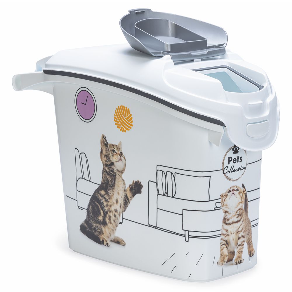 Curver Futterbox - 15 ltr / 6 kg - Snack Behälter Container Dose für Katzen