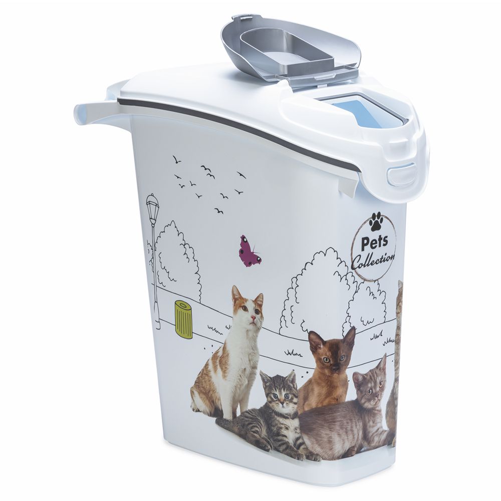 Curver Futterbox - 23 ltr / 10 kg - Snack Behälter Container Dose für Katzen