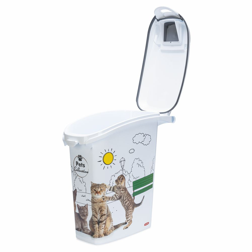 Curver Futterbox - 23 ltr / 10 kg - Snack Behälter Container Dose für Katzen