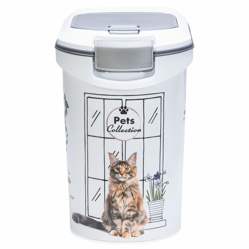 Curver Futterbox - 35 ltr / 12 kg - Snack Behälter Container Dose für Katzen