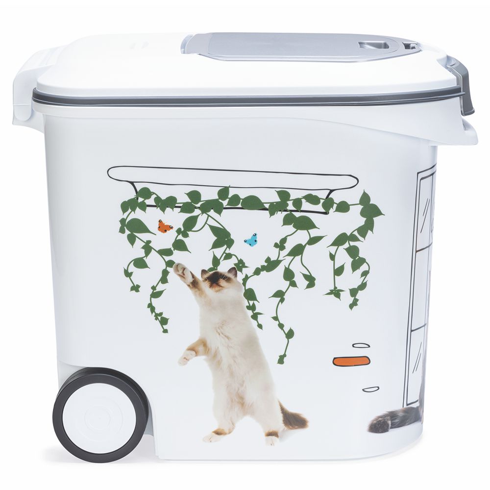 Curver Futterbox - 35 ltr / 12 kg - Snack Behälter Container Dose für Katzen