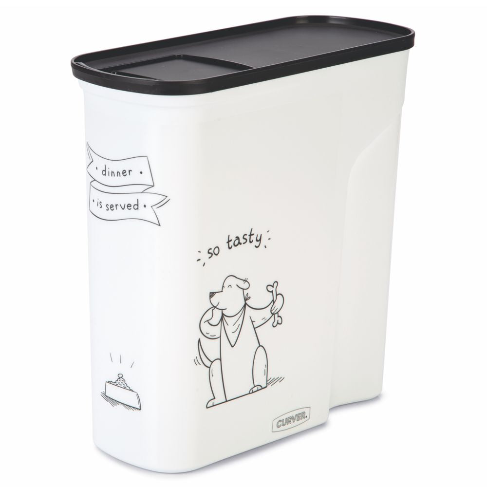 Curver Futterbox - 6 ltr / 2,5 kg - Snack Behälter Container Dose für Hunde