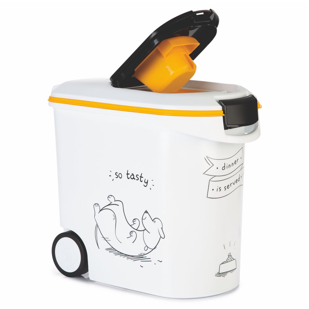 Curver Futterbox - 35 ltr / 12 kg - Snack Behälter Container Dose für Hunde