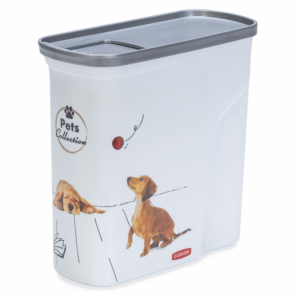 Curver Futterbox - 2 ltr / 1 kg - Snack Behälter Container Dose für Hunde