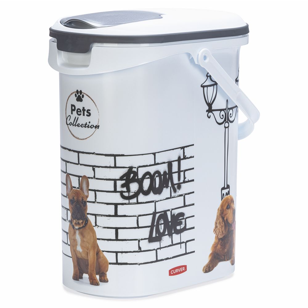 Curver Futterbox - 10 ltr / 4 kg - Snack Behälter Container Dose für Hunde