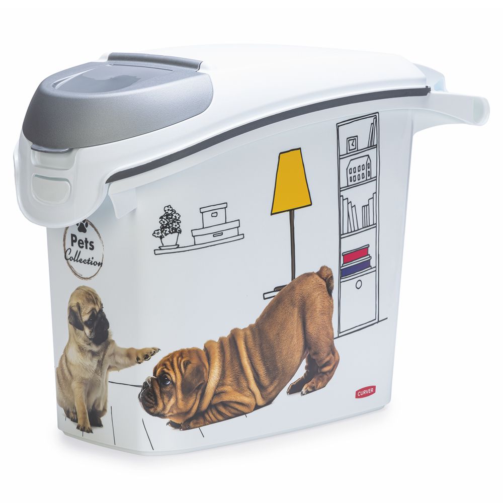 Curver Futterbox - 15 ltr / 6 kg - Snack Behälter Container Dose für Hunde