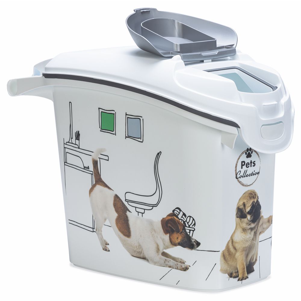 Curver Futterbox - 15 ltr / 6 kg - Snack Behälter Container Dose für Hunde