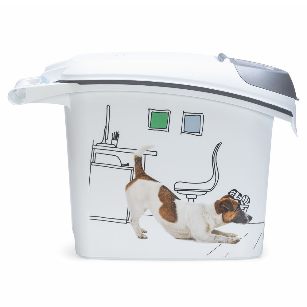 Curver Futterbox - 15 ltr / 6 kg - Snack Behälter Container Dose für Hunde
