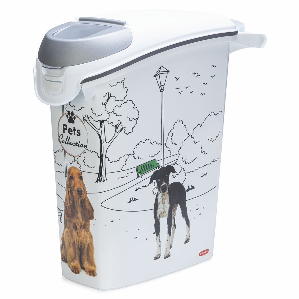 Curver Futterbox - 23 ltr / 10 kg - Snack Behälter Container Dose für Hunde
