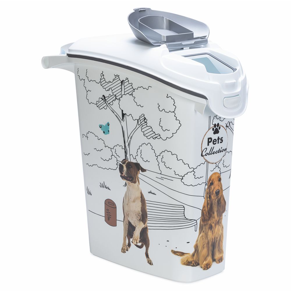 Curver Futterbox - 23 ltr / 10 kg - Snack Behälter Container Dose für Hunde