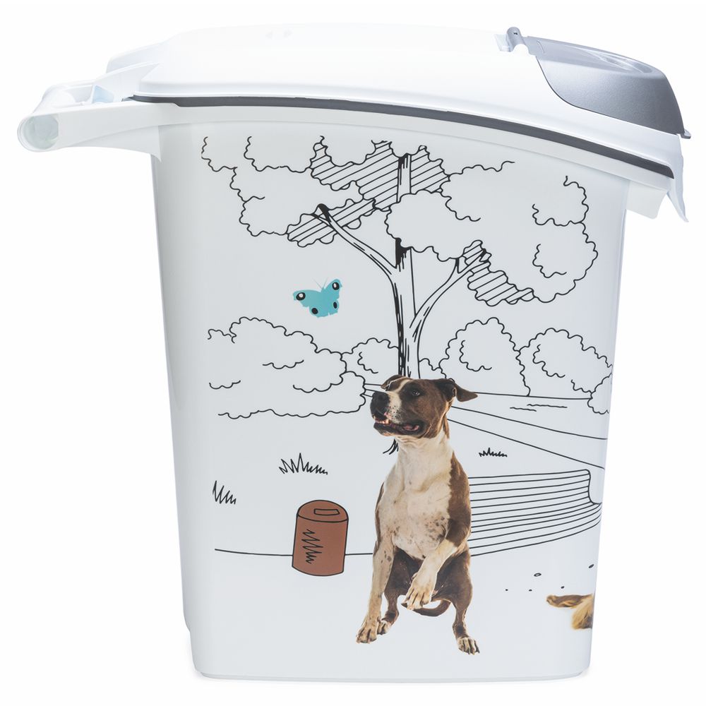 Curver Futterbox - 23 ltr / 10 kg - Snack Behälter Container Dose für Hunde