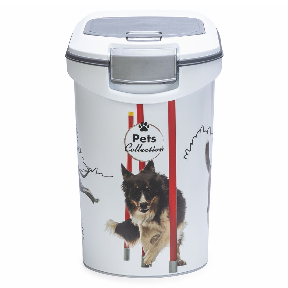 Curver Futterbox - 35 ltr / 12 kg - Snack Behälter Container Dose für Hunde