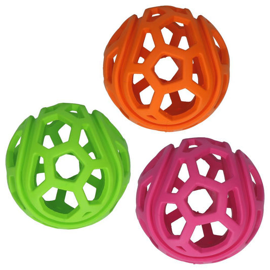 Dog Comets Titan - Gitterball - Hundespiel Kauspielzeug Snackball Gummiball