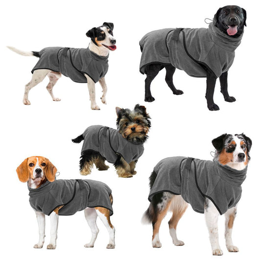 Royal Dry Hundebademantel - XS bis XL - Trockenmantel Bathrobe Bademantel Hund