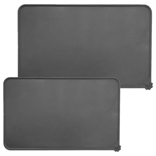 EAT SLOW Silikon Napfunterlage S/M - Matte für Futter/Wasser Hunde Katzen Welpen