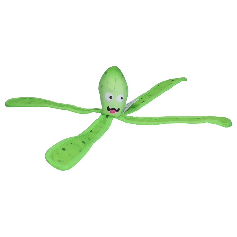 Dog Comets ALIEN OCTO - Oktopus - Apportierspielzeug mit Squeaker Knisterfolie