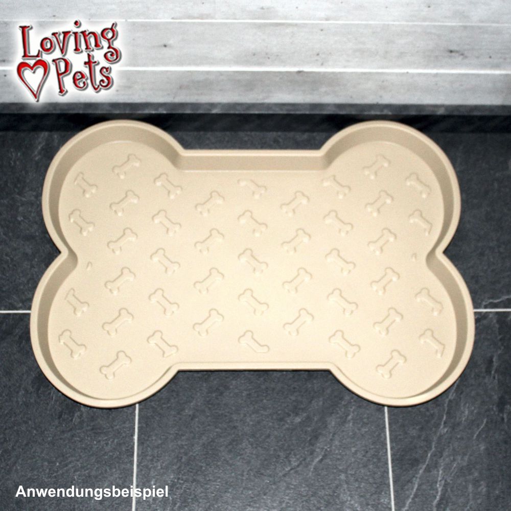 Napfunterlage - Matte für Futternapf/Wassernapf/Fressnapf Hunde Katzen Welpen