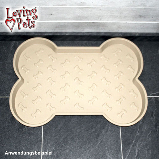 Napfunterlage - Matte für Futternapf/Wassernapf/Fressnapf Hunde Katzen Welpen