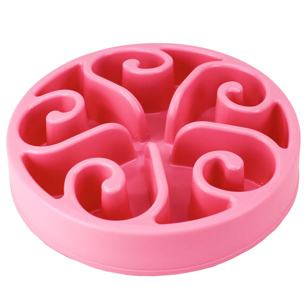 EAT SLOW Anti-Schling-Napf - rund - 2 Größen - Fressnapf Futternapf Hundenapf