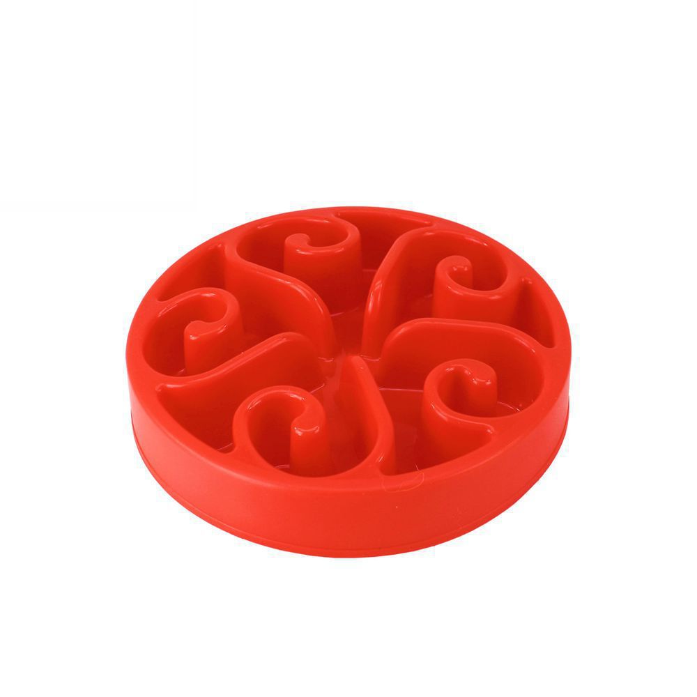 EAT SLOW Anti-Schling-Napf - rund - 2 Größen - Fressnapf Futternapf Hundenapf