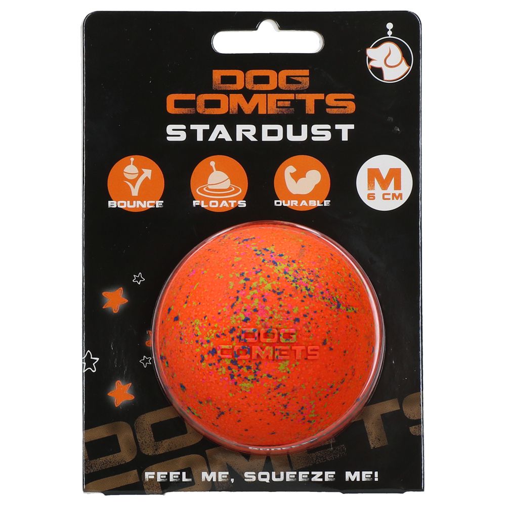 Dog Comets STARDUST BALL - M / orange