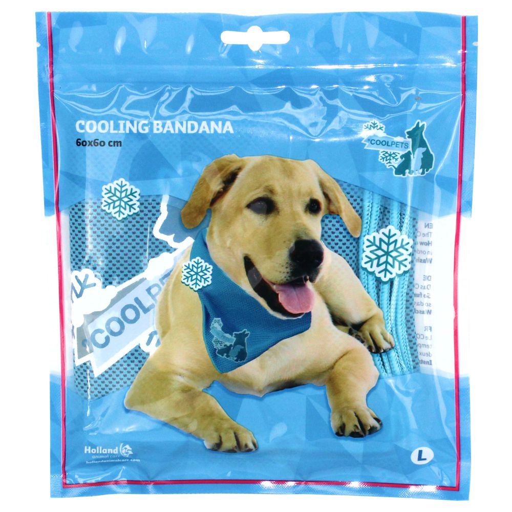 CoolPets Bandana Kühltuch - L - 60x60 cm