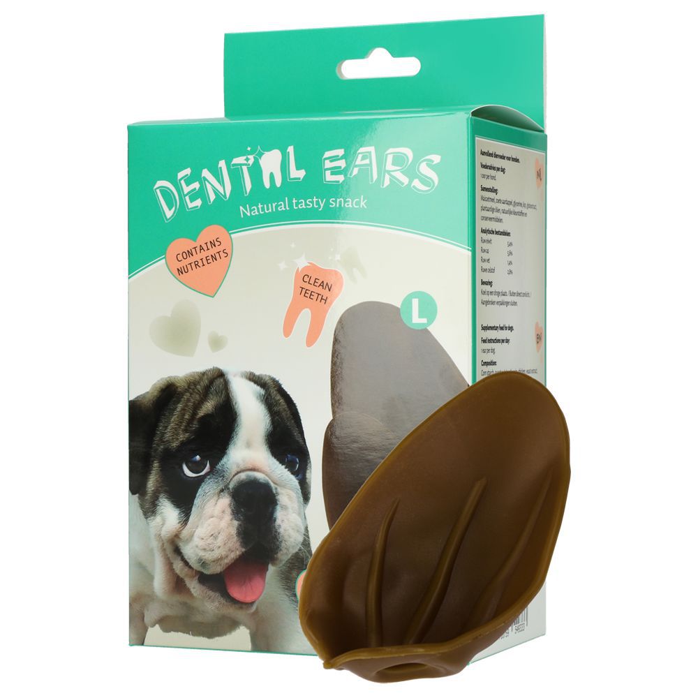 Dental Ears Hundesnack - L - 6 Stück