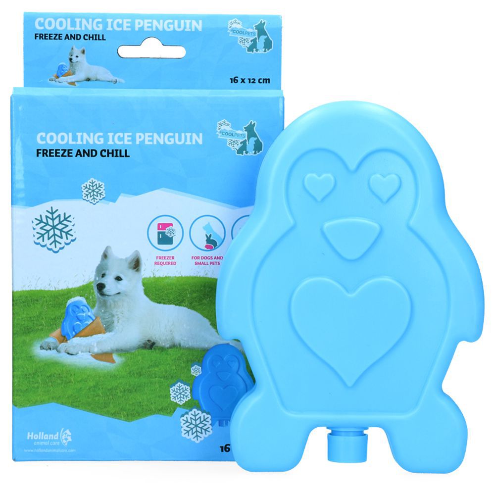 CoolPets Cooling Ice Pinguin - Kühlelement für Hunde und Nager - Eis - Kühlakku