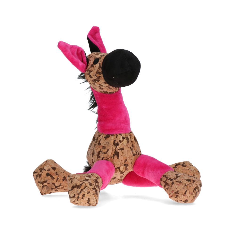 Retro Dog Donkey Hundespielzeug - Esel - Kuscheltier Plüschtier mit Quitscher