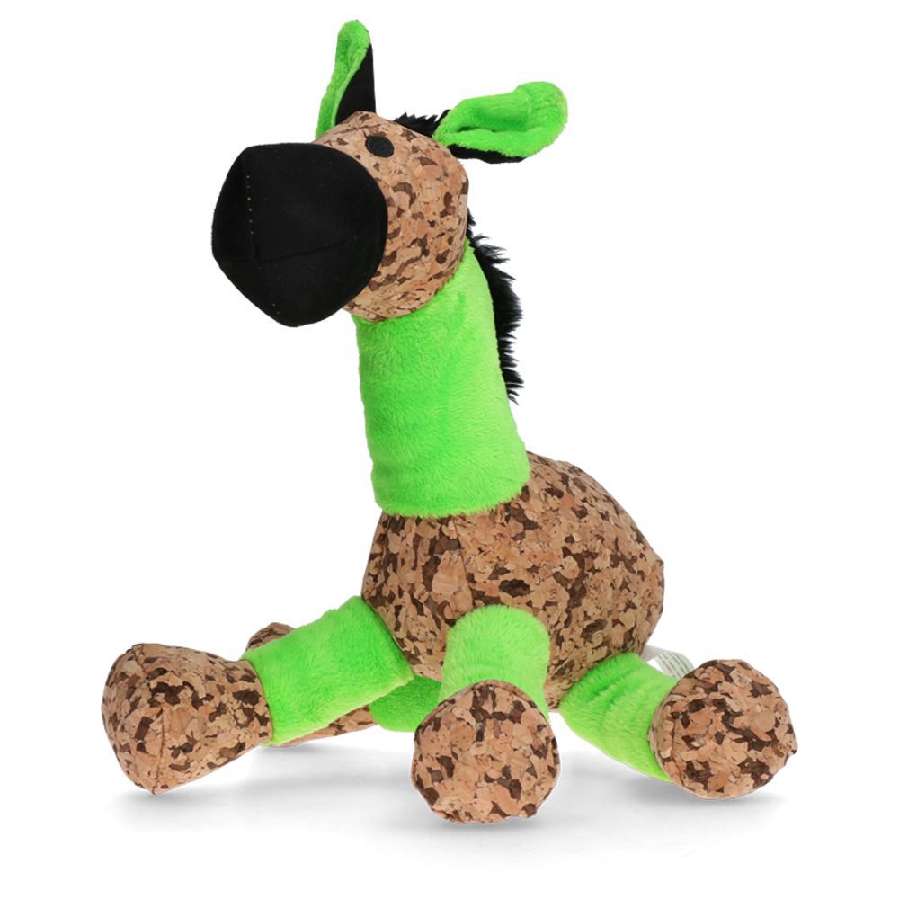Retro Dog Donkey Hundespielzeug - Esel - Kuscheltier Plüschtier mit Quitscher