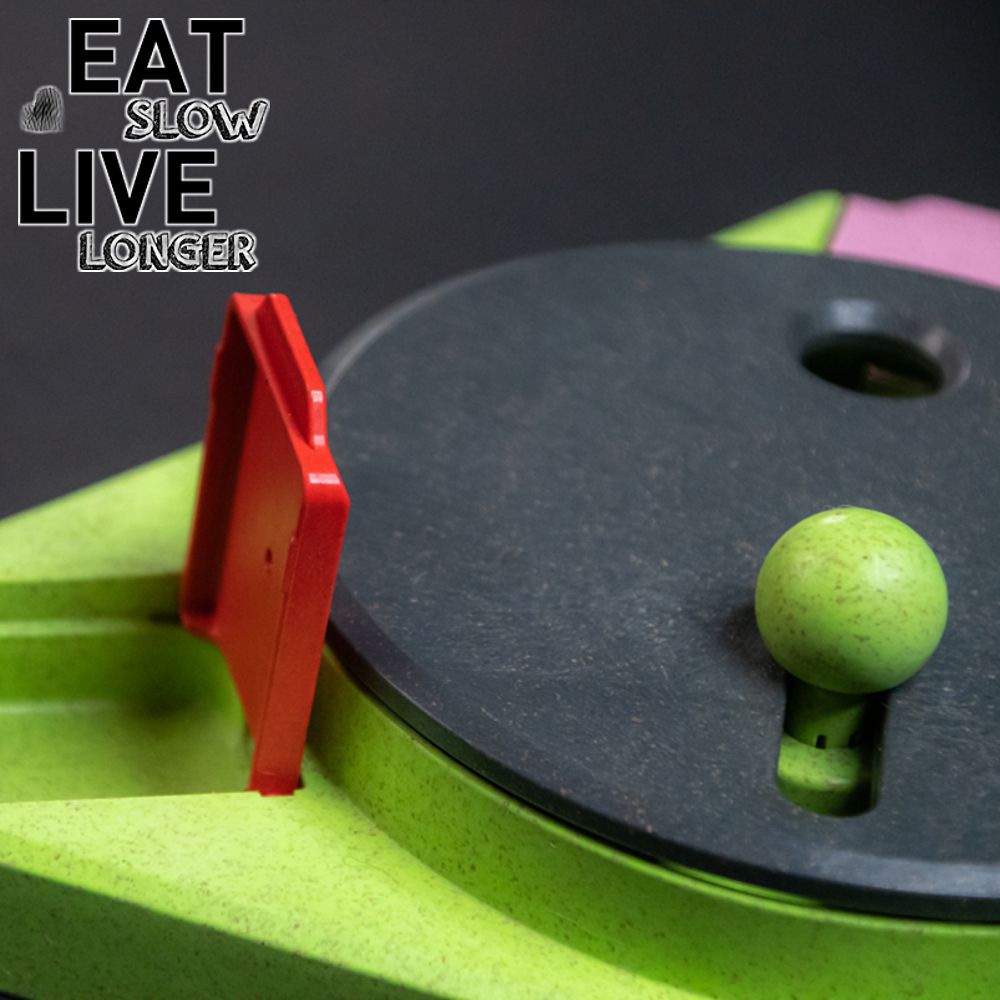 EAT SLOW Intelligenzspielzeug TRIANGLE - Brettspiel Denkspiel Snackspielzeug