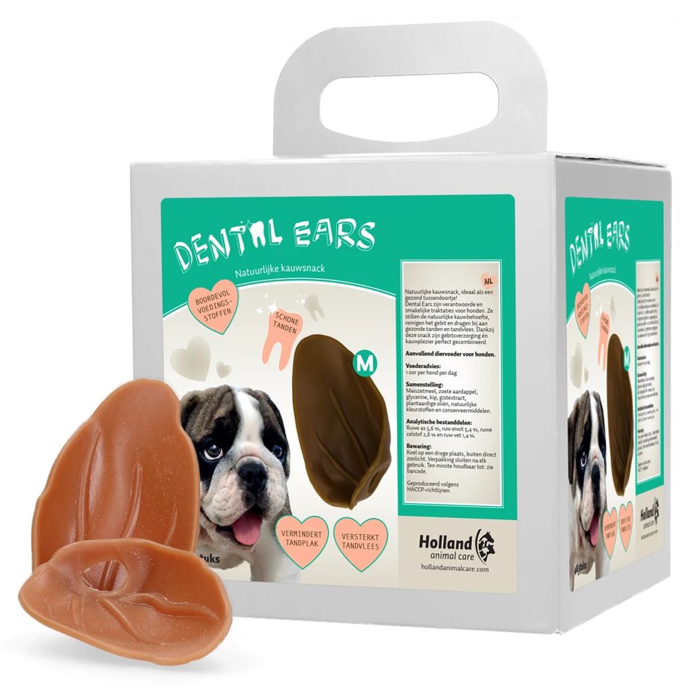 Dental Ears Hundesnack - M - 48 Stück