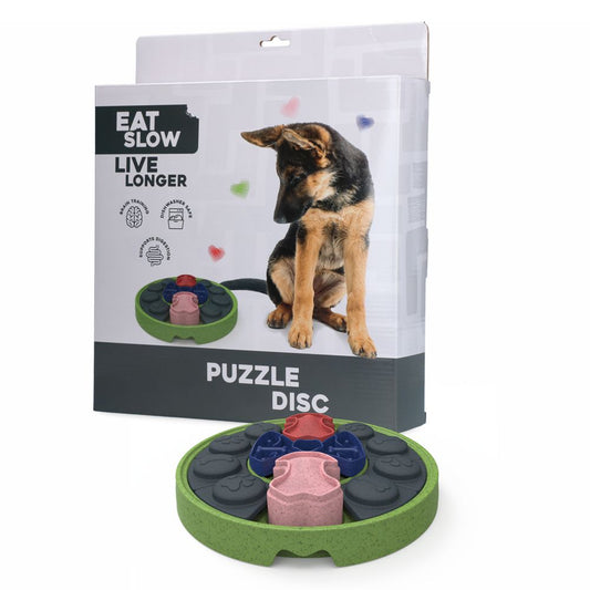 EAT SLOW Intelligenzspielzeug DISK - Brettspiel Denkspiel Snackspielzeug