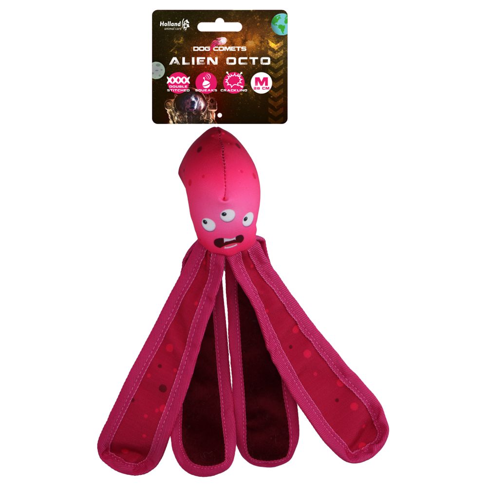 Dog Comets ALIEN OCTO - Größe M - rosa