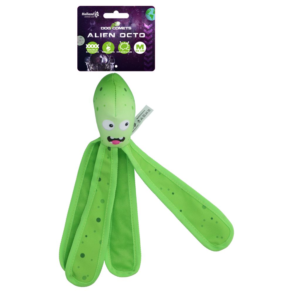 Dog Comets ALIEN OCTO - Größe M - grün