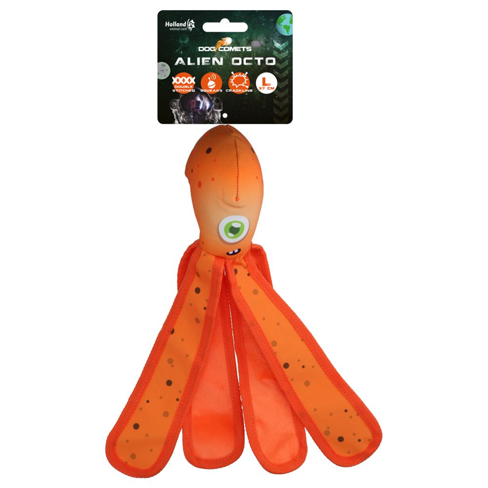 Dog Comets ALIEN OCTO - Größe L - orange