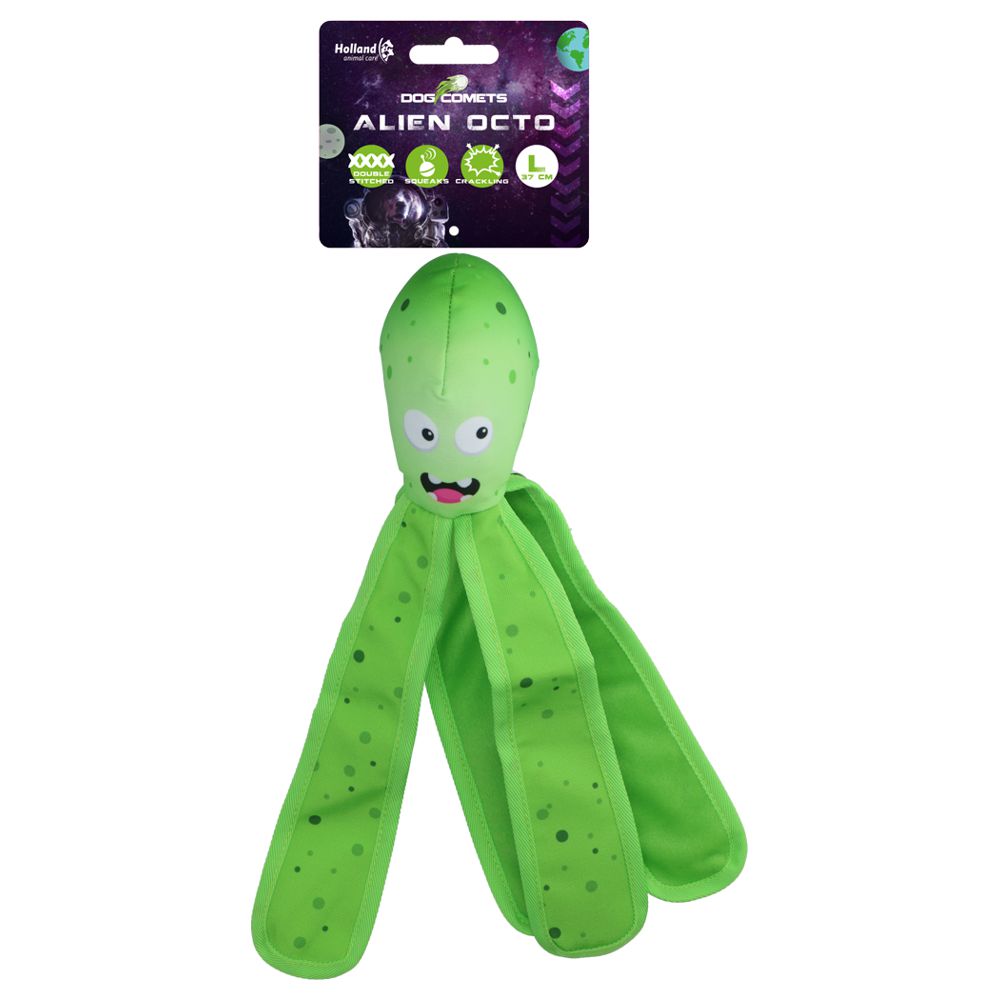 Dog Comets ALIEN OCTO - Größe L - grün