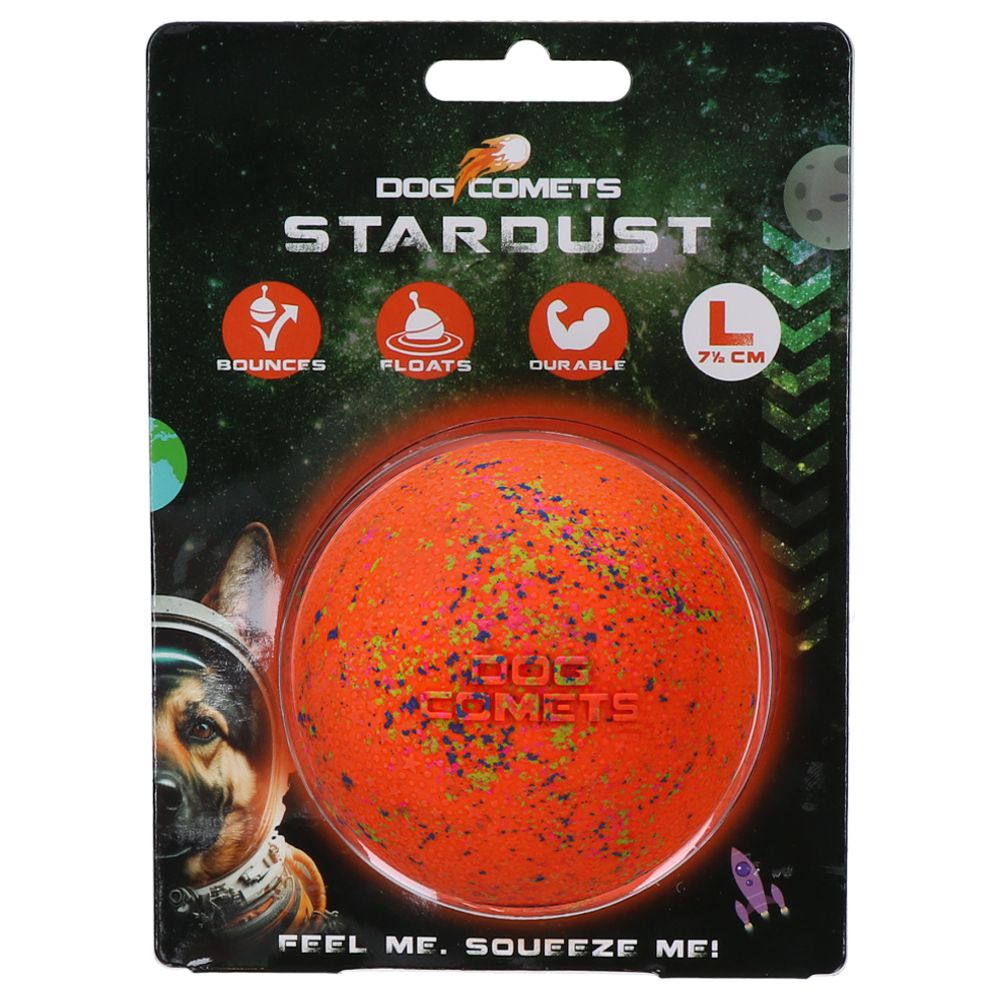 Dog Comets STARDUST BALL - L / orange