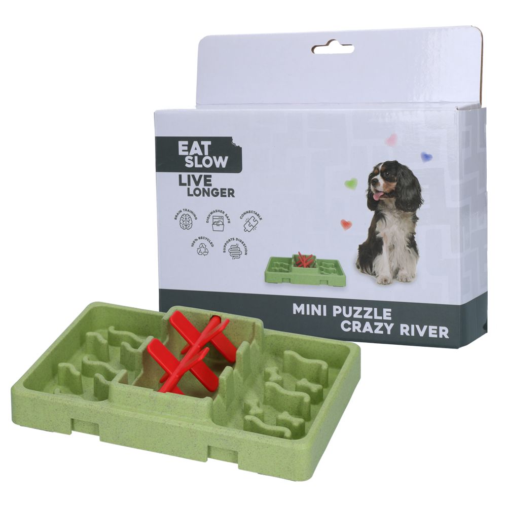 EAT SLOW Intelligenzspielzeug MINI PUZZLE - Crazy River