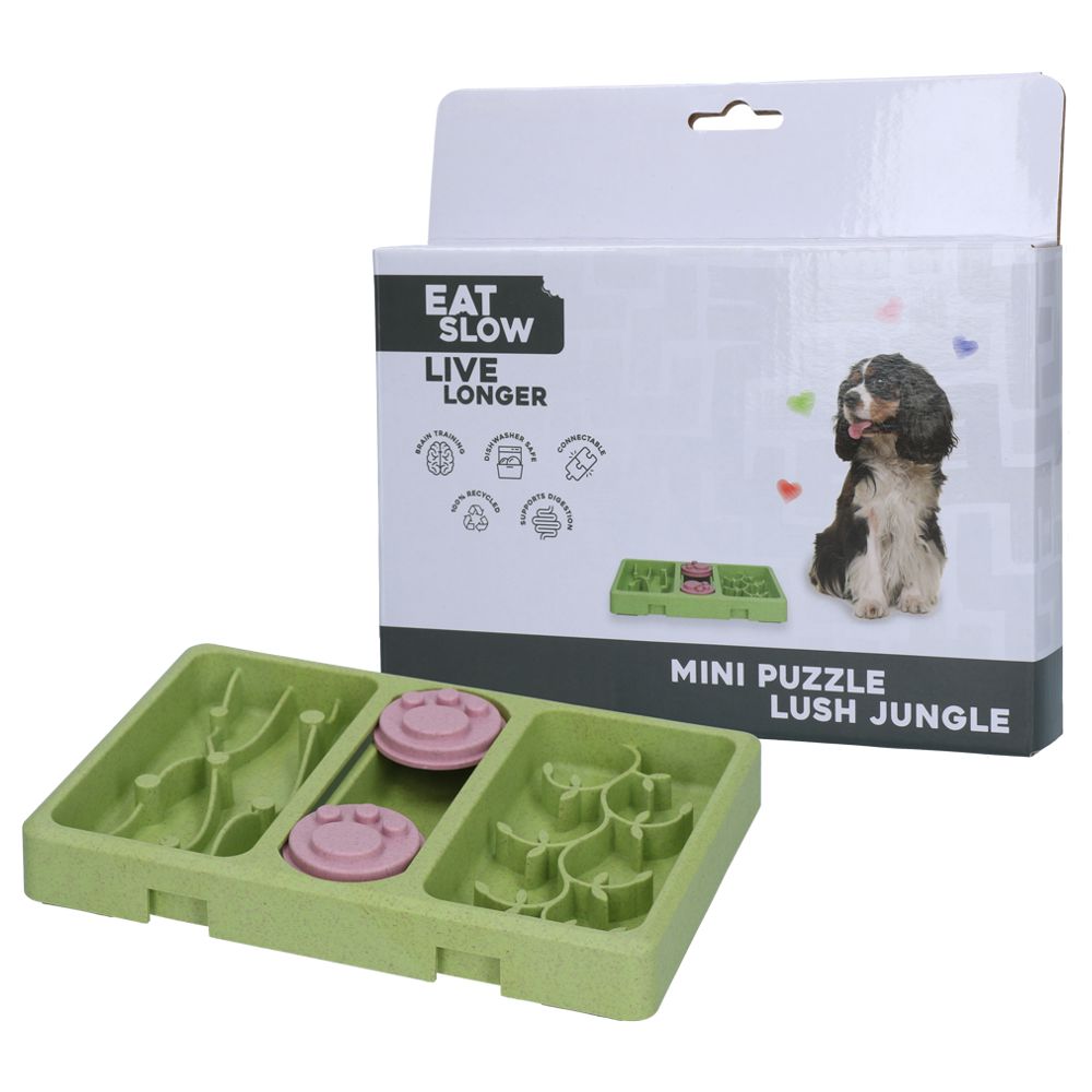 EAT SLOW Intelligenzspielzeug MINI PUZZLE - Lush Jungle