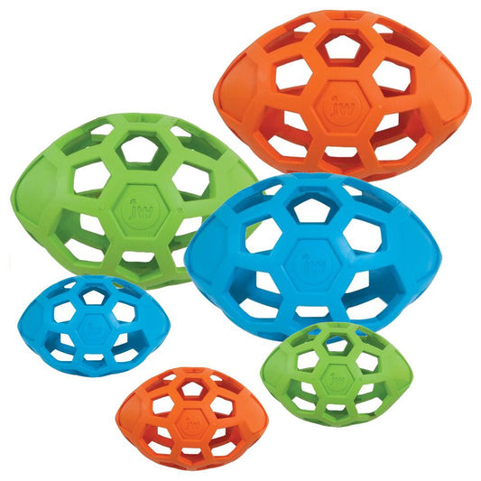 JW Hol-ee Roller Egg - Gitterball - Hundespiel Kauspielzeug Snackball Gummiball