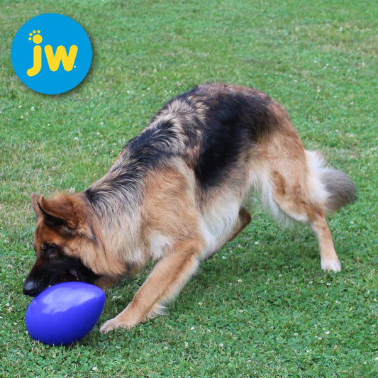 JW Mega Egg - Treibei für Hunde - Spielei Treibball Apportierspiel Hundespiel