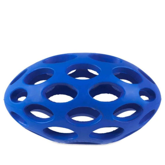 JW Hol-ee Football - Gitterball - Hundespiel Kauspielzeug Snackball Gummiball