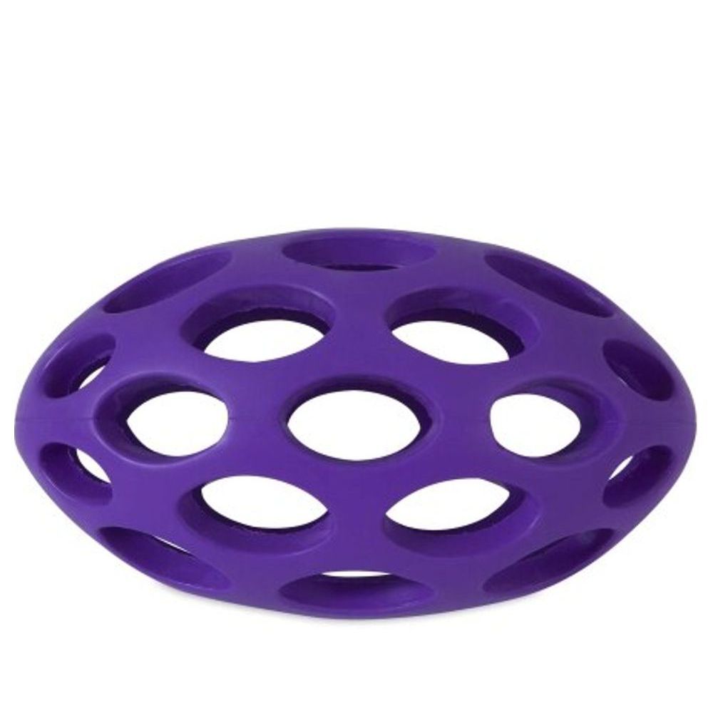 JW Hol-ee Football - Gitterball - Hundespiel Kauspielzeug Snackball Gummiball