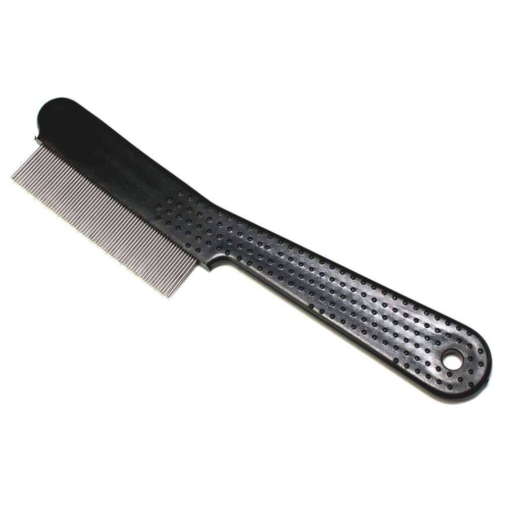 Karlie Flohkamm mit Griff - Läusekamm Staubkamm extra fein Hundekamm Katzenkamm