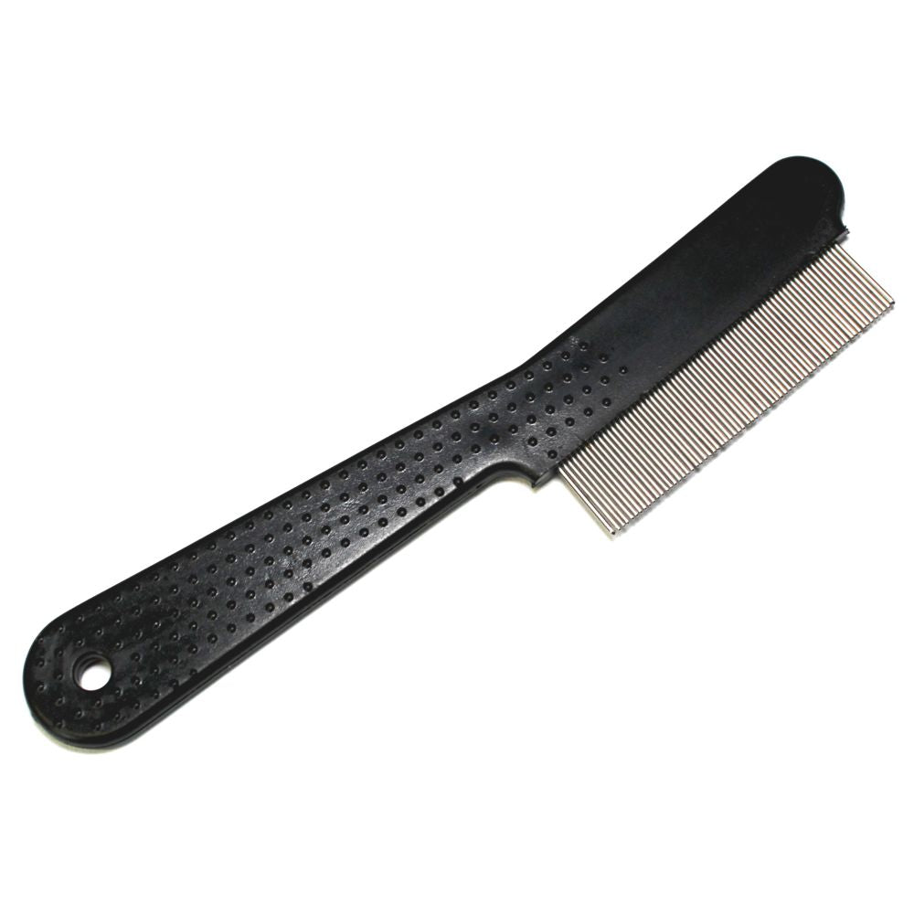 Karlie Flohkamm mit Griff - Läusekamm Staubkamm extra fein Hundekamm Katzenkamm