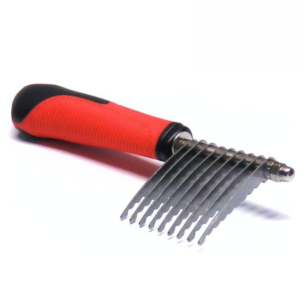 Karlie Entfilzungskamm - Entfilzer Entfilzungsharke - 9 gerade Klingen