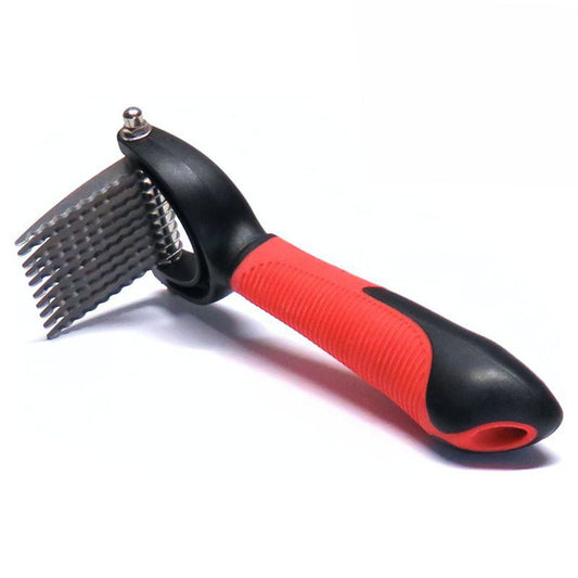 Karlie Entfilzungsharke - Entfilzer Entfilzungskamm - 10 gerade Klingen