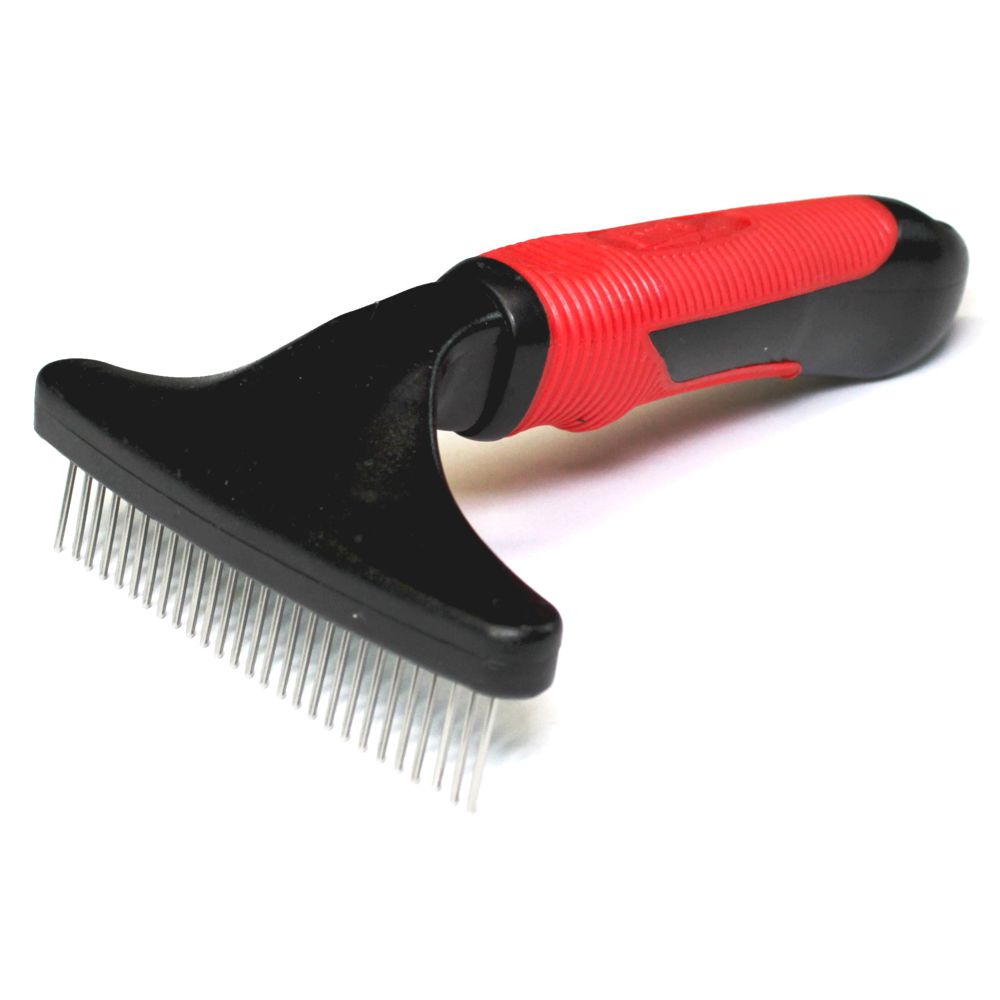 Karlie Unterfellharke - grob - Striegel Unterfell-Harke - 27 rotierende Zinken